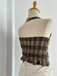 POLAR OPPOSITE TWISTED HALTERNECK TOP