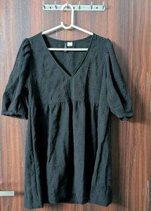 H&M Black Short Dress