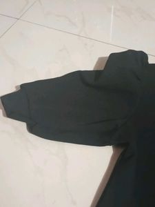 Black Puff Sleeve Top