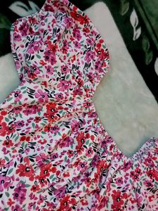 Floral Print Crop Top