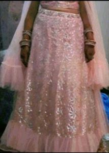 Baby Pink Colour Lehnga