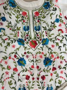 Pretty Kantha Suit With Pant And Dupatta