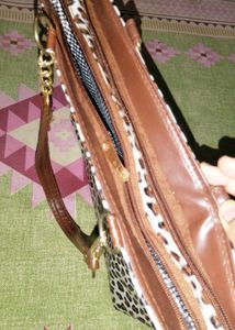 Leopard Print Hand Bag
