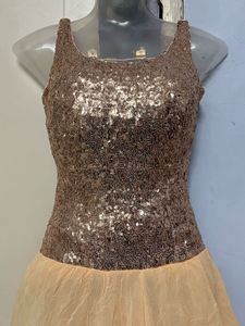 Pintrest padded flared Sparkly Party Dress
