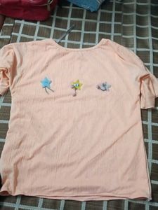 Peach Starry Top