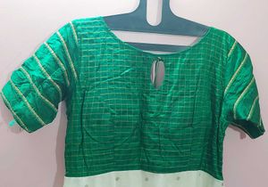 Green Long Frock