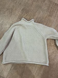 Chunky Yarn Sweater- Beige