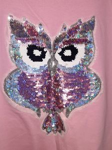Pink Sequined T-shirt.Used only once.