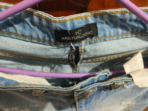 Habitually Chic Boyfriend Fit Distress Jeans