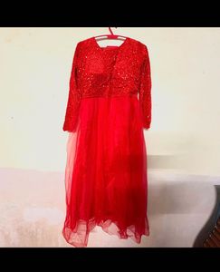 Red Sequin Party gown