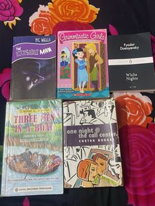 Set of 5 English Novels & Storybooks
