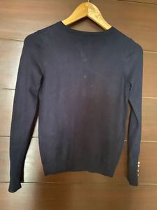 Zara (original)Navy Knit Cardigan(S)