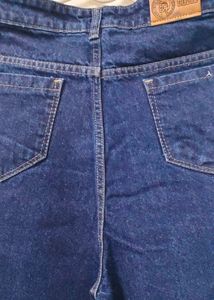 Unused Dark Blue Cargo Jeans