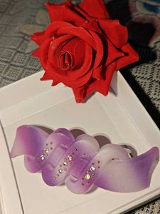 Stylish Purple Hair Clip