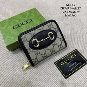 GUCCI ZIPPER WALLET 12AA QUALITY WD BOX