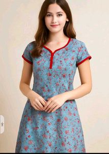 Floral Print Casual Kurti 🖤🖤