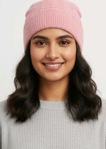 Pink Beanie Hat