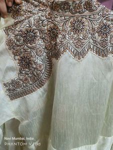NEW Semi Stitched Wedding Embroidered Kurta Leheng