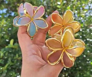Floral Flower Hair Claw Clips (Set of 3)