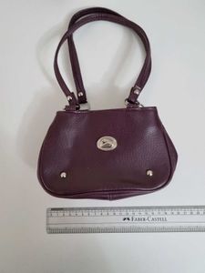Elegant Purple Small Handbag