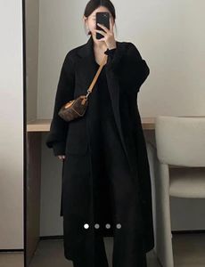 oversize warm Black Long Coat ( fits xxs till L)