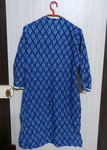 Blue Printed Tunic Top