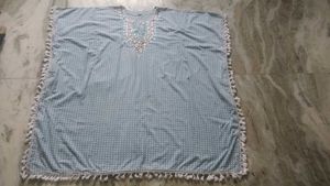 Cute Blue &amp; White Kaftan Dress