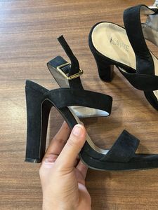 Black Suede Heels