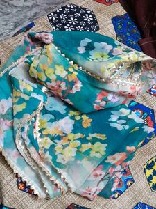 Anarkali With Lace Duppatta