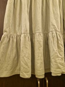 Olive Green Tiered Dress