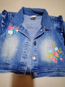 Baby Hug Girl&#39;s Denim Jacket