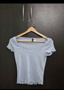 H&m Cute Blue Top