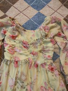 Floral Chiffon Dress