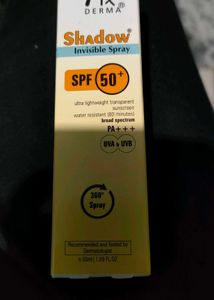Fixderma Shadow SPF 50+ Invisible Spray