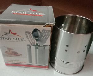 Steel Spoon And Knife Holder
