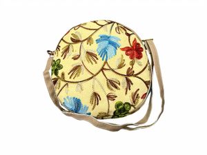 Kashmiri Embroidery Designer Sling Bag With Adjust