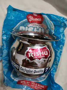 2 New Stainless Steel Lota/Kalash