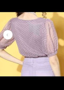 Lavender Corset Top Athena