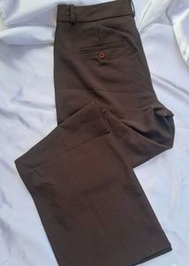 Brown Flared Leg Trousers - 16