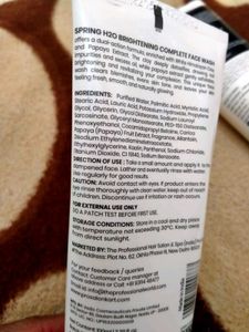 SpringH2O Brightening Face Wash