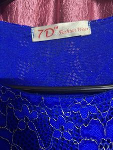 Elegant Blue Party Dress
