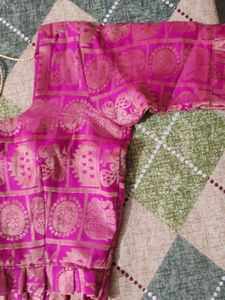 Women Pink Banarasi Blouse 💕