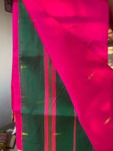 Pink Cotton Saree