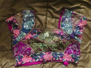 Pure Banarasi Zardosi Work Blouse