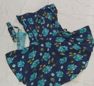 Blue Mini Dress