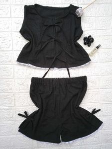 Pinteresty Tie Up Co-ord 🖤