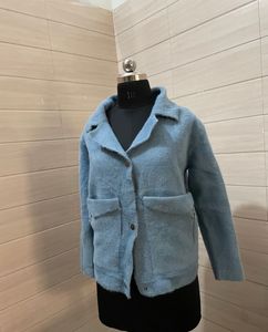 Pintresty imported Blue Fuzzy Jacket