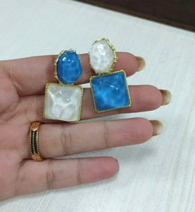 Marble Earrings