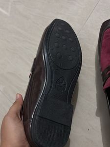 Jimmy Choo Burgundy Loafers
