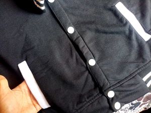 Black Varsity Jacket For Men